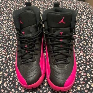 Jordan 12 retro black and pink